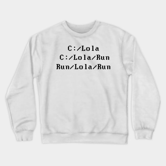 Run Lola Run Crewneck Sweatshirt by GraphicBazaar